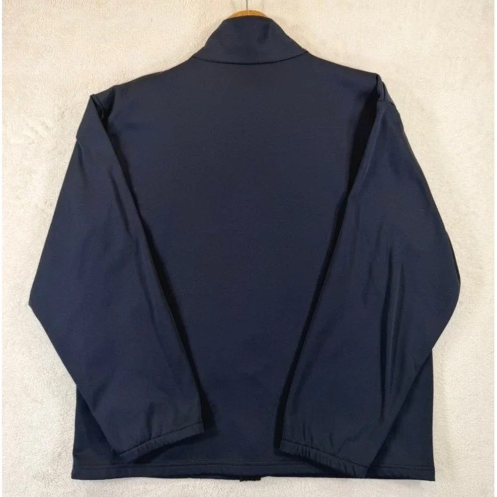 Vintage USA Olympic Committee Track Jacket Navy Blue Full Zip Mens L Made USA